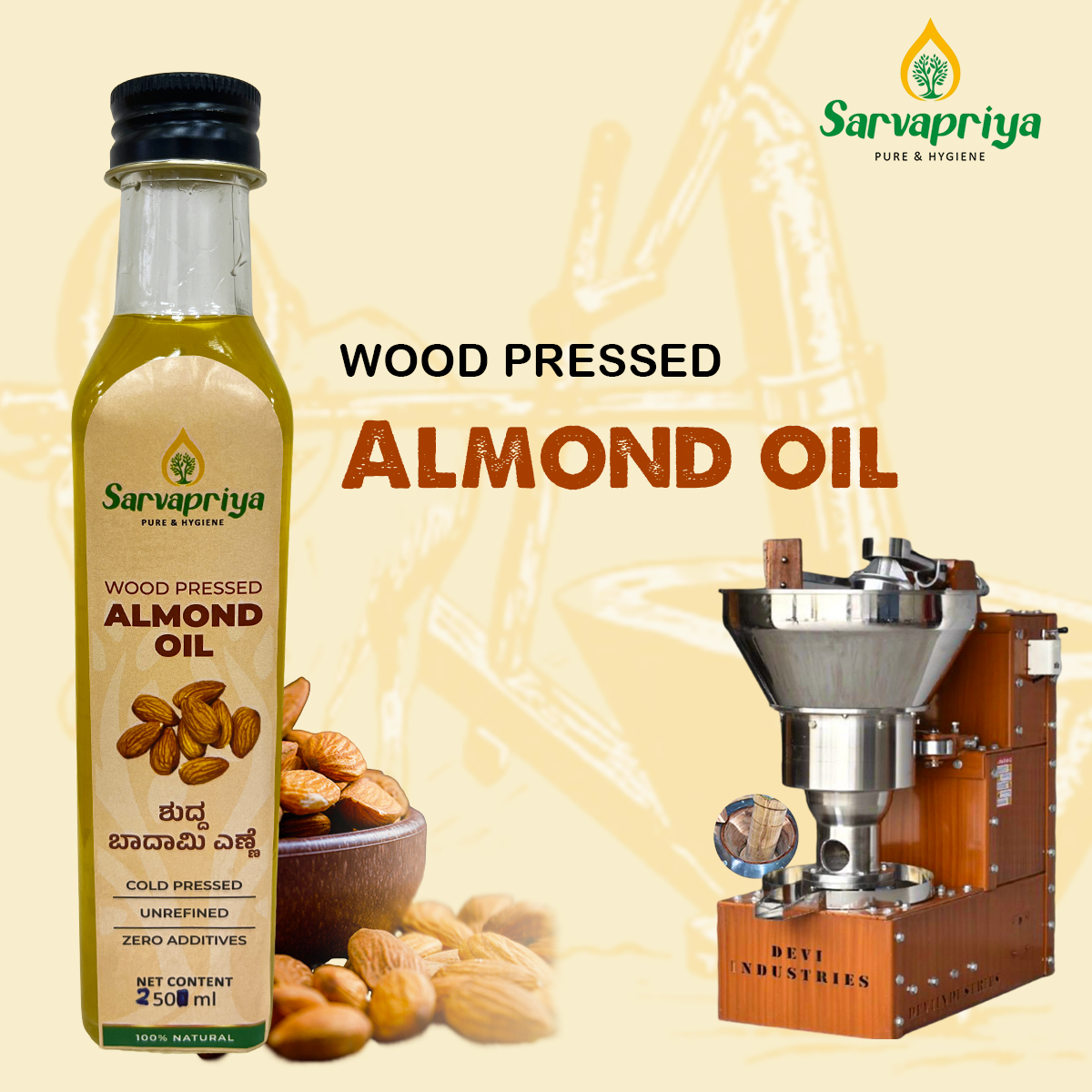 ALMOND OIL_1 Almond Oil - Image 1